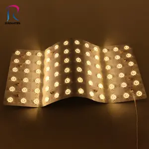 72LEDs Tiras de Matriz Branca 24V Folha de Painel Flexível Cortável para Anuncios Painel LED Flexível Durável Luz de Tiras Inteligente