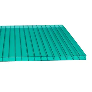 Recyclable Cheap Clear Greenhouse Plastic Hollow Roofing Sheets Agricultural Building Material