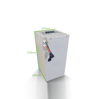 LiFePO4 Traktionsbatterie 48V 52V 60V 72V 30Ah 40Ah 50Ah 60Ah 72V E-Bike Akku mit BMS 1000W 1500W 2000W Batterieboxen und Halterungen