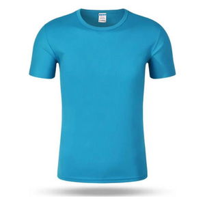 Camiseta Personalizada de Manga Corta, Color Sólido, Tela Delgada de Poliéster, Ropa Informal, Uniformes de Trabajo, Camisetas de Equipo - Product Image 2