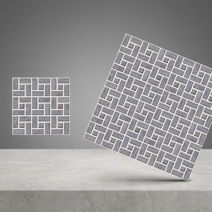 Carreaux de sol en céramique gaufrés 30x30cm, finition mate rustique, surface en pierre rectifiée - Product Image 4
