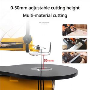 Scie à ruban électrique multifonctionnelle à éclairage LED de 16 pouces, 180 W, <span class=keywords><strong>avec</strong></span> rail coulissant, pour le travail du <span class=keywords><strong>bois</strong></span>, pour couper le <span class=keywords><strong>bois</strong></span> - Product Image 5