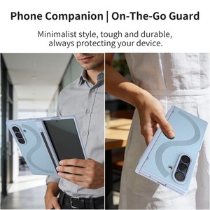 เคสโทรศัพท์แบบพับได้ป้องกันเต็มรูปแบบพร้อมช่องใส่ปากกาสำหรับ Samsung Galaxy Z Fold 6 7 8 - Product Image 3