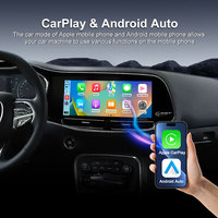 Écran 12,3 pouces compatible CarPlay pour lecteur GPS DVD, navigation pour Dodge Challenger/ Charger SRT Hellcat 2010-2023, système stéréo multimédia