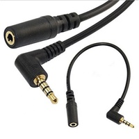 Câble audio auxiliaire mâle-femelle 3,5 mm, prise plaquée or pour casque de voiture, haut-parleur stéréo