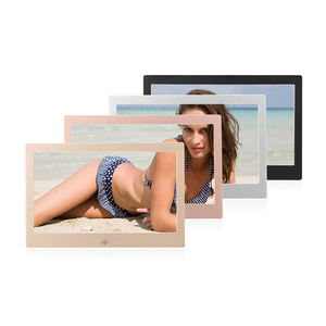 7 cornice per <span class=keywords><strong>foto</strong></span> digitale in metallo piccolo lettore pubblicitario con schermo HD, supporto per lettore fotografico/Video scheda SD/auto USB - Product Image 5