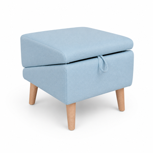 Marchepied <span class=keywords><strong>pliable</strong></span> pour chat avec griffoir, banc ottoman rembourré pour animaux de compagnie, rampe pour chat avec pieds en bois - Product Image 4