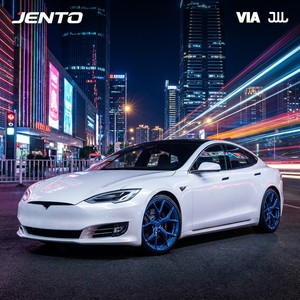 Rines de Aleación Forjados Personalizados 6061 T6 en Azul Brillante con Diseño en Y para <span class=keywords><strong>Tesla</strong></span> <span class=keywords><strong>Model</strong></span> 3 Y <span class=keywords><strong>S</strong></span> Plaid, Nuevos y Hechos a Medida - Product Image 5