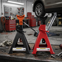 Support triangulaire pliable pour voiture, type tabouret, gain de place, pour garage familial et entretien quotidien des véhicules