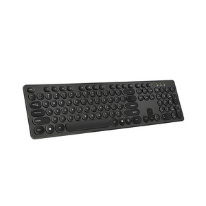 Teclado Inalámbrico KW-103R de Diseño Moderno 2.4G Ultra Delgado Retro con Teclas Rusas en Rosa, Verde, Azul y Negro para Oficina y Portátil - Product Image 4