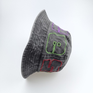 Sombrero de cubo Vintage con logotipo bordado personalizado para adultos, gorra parasol para pesca al aire libre, gorra de <span class=keywords><strong>mujer</strong></span>, sombreros de cubo con logotipo personalizado - Product Image 6