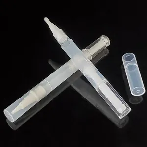 2,5 мл пластиковый прозрачный консилер, карандаш, Косметическая ручка в упаковке с кисточкой-аппликатором