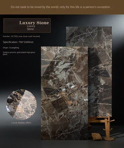 Elegantes <span class=keywords><strong>paneles</strong></span> de pared de <span class=keywords><strong>piedra</strong></span> de lujo 750x1500 baldosas modernas <span class=keywords><strong>para</strong></span> el hogar <span class=keywords><strong>para</strong></span> <span class=keywords><strong>Exterior</strong></span>/baño/Cocina/sala de estar/Villa <span class=keywords><strong>para</strong></span> exteriores - Product Image 5