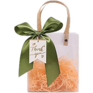 Bolsa de Compras de PVC Transparente Personalizada Creativa, Bolsa de Regalo Publicitaria de Plástico PP para Ropa - Product Image 1