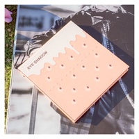 Palette de fards à paupières cosmétiques, ambre glacé, maquillage des yeux, vente en gros personnalisée