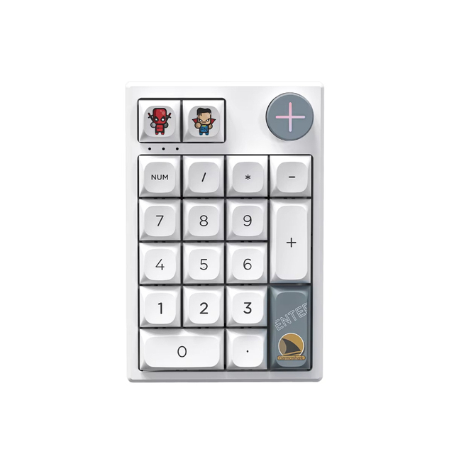 Darmoshark K3 Pro 19 Keys Gaming Keypad RGB Backlit Full Keys Hot Swappable Portable Mini Tri-Mode Mechanical Gaming Keypad