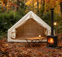 Tente gonflable de camping quatre saisons, une chambre, imperméable, en tissu Oxford, capacité 5-8 personnes, pliable, meilleur prix 2026