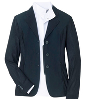 Veste de spectacle professionnelle pour femmes, coupe ajustée pour selle, tissu technique avec évacuation de l'humidité et protection UV