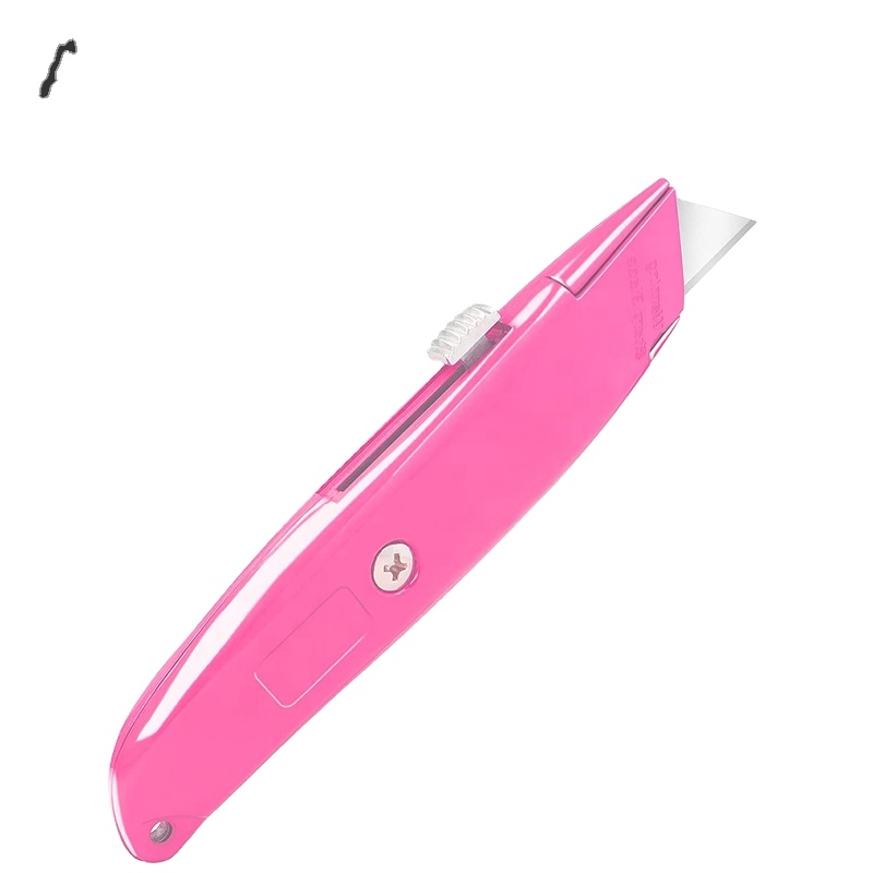 Heavy Duty Retractable Utility Knife Aluminum Alloy and Zinc Alloy Stainless Steel Blades Extra Blades Included DIY Grade