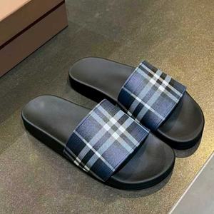 Sandales de plage noires de luxe en cuir véritable de haute qualité pour hommes et femmes, pantoufles décontractées d'extérieur, vente en gros directe usine - Product Image 3