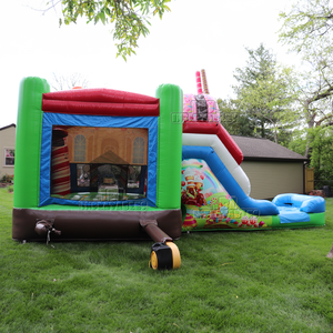 Castillo Inflable <span class=keywords><strong>con</strong></span> Tobogán y <span class=keywords><strong>Piscina</strong></span> <span class=keywords><strong>para</strong></span> <span class=keywords><strong>Alquiler</strong></span> en <span class=keywords><strong>Eventos</strong></span>, Directo <span class=keywords><strong>de</strong></span> Fábrica - Product Image 2