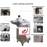 Machine à couper les légumes et les pommes de terre en cubes, coupe-viande en carrés pour usage commercial