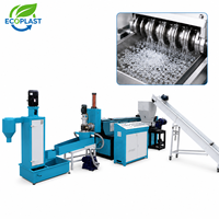 Machine de granulation à anneau d'eau pour films plastiques PP PE, granulateur de recyclage, extrudeuse à vis simple, certifiée CE, directement de l'usine
