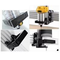 Kit de fixation de broche BulkMan3D 80mm/71mm/65mm/52mm/43mm en aluminium pour routeur CNC, machine de gravure et de fraisage
