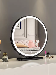Hot Selling Creative <strong>Art</strong> <strong>Deco</strong> Silver Touch Screen Decor Led <strong>Mirror</strong> with Time Display for Writing/Study Desks &amp; Dressing Tables - Product Image 2