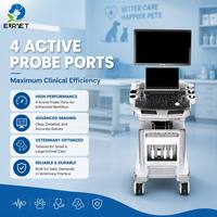 Échographe vétérinaire avancé EUR VET avec 4 ports de sonde activés pour une clinique à haute efficacité