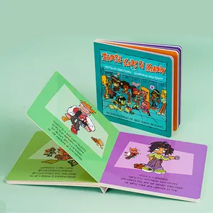Custom Print Children Board Books Printing Service Custom Children's Hardcover Book Child Hardcover Book Printing For Kids