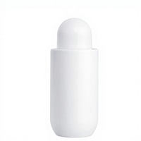 Flacon cosmétique transparent givré de 150 ml et 200 ml avec bouchon en dôme, flacon vide en plastique PET pour tonique cutané avec bouchon à vis