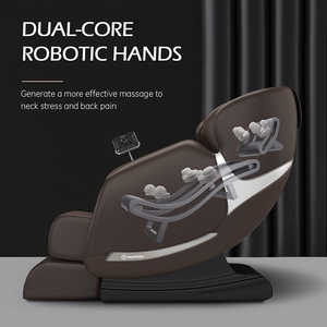 โรงงานขายส่งเพลงใหม่รีโมทคอนโทรลเต็มร่างกายเรียบง่าย Zero Gravity OEM เก้าอี้นวดพรีเมี่ยมมาเลเซียพร้อมการควบคุมด้วยเสียง - Product Image 2