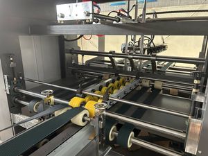 Automatic Corrugated <strong>Box</strong> <strong>Folder</strong> Gluer / Carton <strong>Box</strong> Folding Gluing Machine - Product Image 2