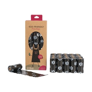 ถุงเก็บมูลสัตว์แบบพกพาชนิดม้วน ลายเท้าสัตว์ ย่อยสลายได้ทางชีวภาพ สำหรับสัตว์เลี้ยงข้ามพรมแดน - Product Image 4