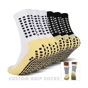 Custom Grip Socks Football Anti Slip Grip Socks Custom Sports Basketball Hockey Soccer Grip Socks