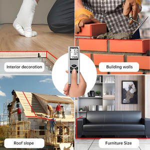 新しいグレード II レーザー距離計 40 メートルミニ距離角度計 IP54 防塵/防水アルミニウム合金 45 秒自動シャットオフポータブル - Product Image 5