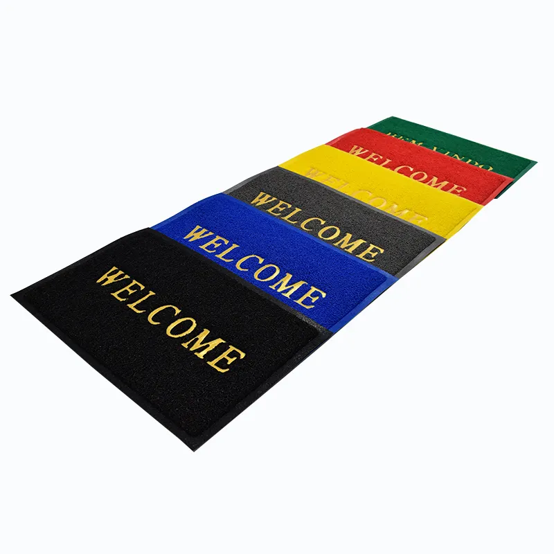Hot Selling On Non Slip Durable Easy To Clean Low Profile Welcome Door Mats For Entryway