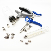 Accessoires pour seringues vétérinaires : Adaptateur Luer Lock, Embout d'alimentation pour animaux, Canule orale, Extension d'injection, Joint torique