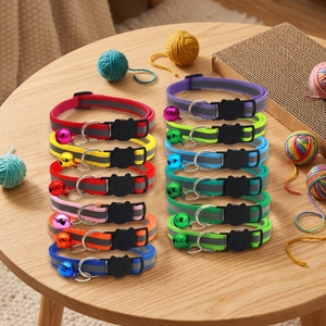 <span class=keywords><strong>Collier</strong></span> <span class=keywords><strong>pour</strong></span> <span class=keywords><strong>chat</strong></span> et chien en nylon réglable, imprimé sur mesure, multicolores, durable, <span class=keywords><strong>pour</strong></span> la promenade quotidienne – Vente en gros fabricant - Product Image 1