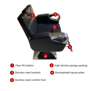 Silla de champú de salón moderna de lujo a la moda profesional, elevador de peluquería, bomba hidráulica reclinable, sillas de peluquero - Product Image 3