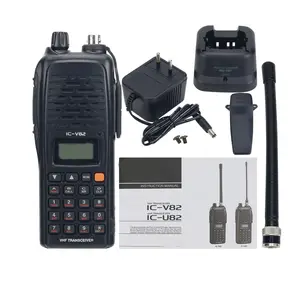 IC-V82 7W 3-7KM VHF alıcı verici VHF radyo el telsizi el telsizi IC-U82 UHF iki yönlü telsiz