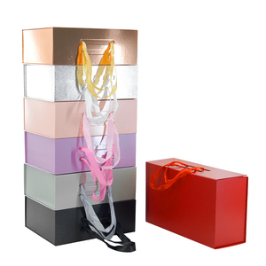 Custom Logo Premium Rigid Foldable Recycle Paperboard Paper Shoe Box Magnetic Shoes Boxes for Packiging - Product Image 4