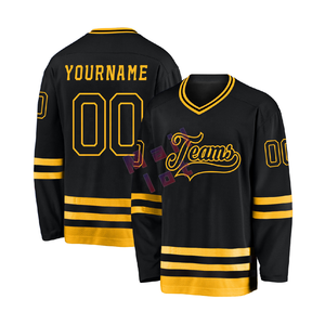 Tùy Chỉnh Hockey Jersey Thăng Hoa Hoặc Thêu Thiết Kế Lưới Thoáng Khí Polyester Vải Dài Tay Áo Đội Trang Phục Cho Giải Đấu - Product Image 3