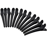Clipes seccionais de cabelo, grampos de plástico para cabeleireiro, salão de beleza para mulheres, acessórios h653