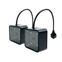 Promotion Exceptionnelle : Lecteur de Codes-Barres Fixe Filaire ABS+PC pour Caisse de Magasin, Interface USB/RS232, Garantie 1 An, En Stock, Prix Direct Usine