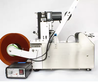 Applicateur d'étiquettes Étiqueteuse plate d'autocollants adhésifs Étiqueteuse automatique de sachets plats