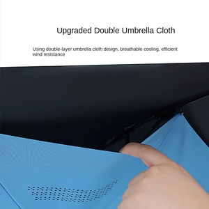 PARACHASE Two-fold Automatic Reverse Car Special Men's Thickened Reinforced Wind-resistant Double <b>Umbrella</b> Travel High Quality - Product Image 3