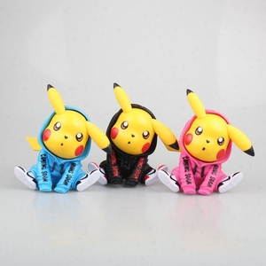 Nouvelle arrivée Pokemoned Figure à la mode Suprême-me Pika-chu Action Figure Ornements Jouet - Product Image 2