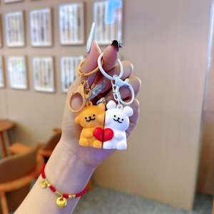 Lindo PVC línea magnética cachorro llavero atractivo Anime mochila colgante regalo perfecto para parejas <span class=keywords><strong>nunca</strong></span> te dejará - Product Image 6